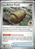 Antique Armor Fossil ME05: Pitch Black #072/084 Common, Reverse Holo