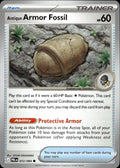 Antique Armor Fossil ME05: Pitch Black #072/084 Common, Reverse Holo