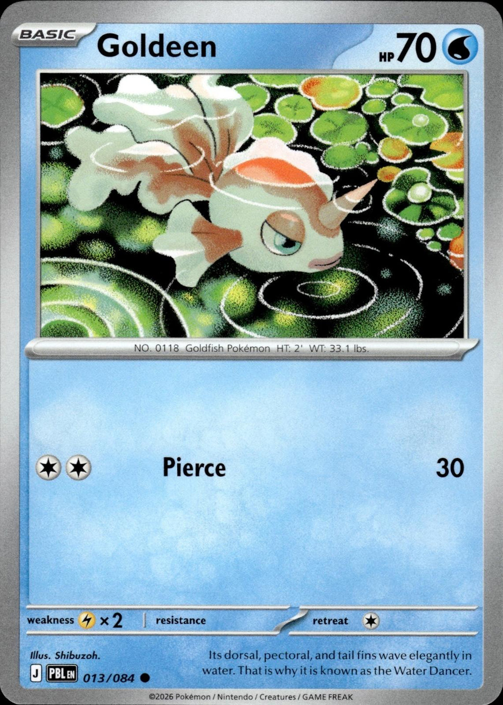 Goldeen ME05: Pitch Black #013/084 Common