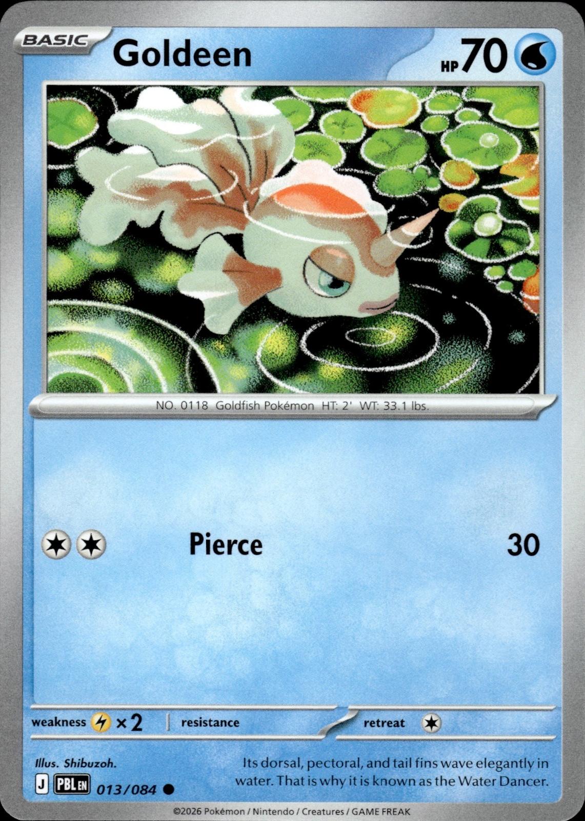 Goldeen ME05: Pitch Black #013/084 Common