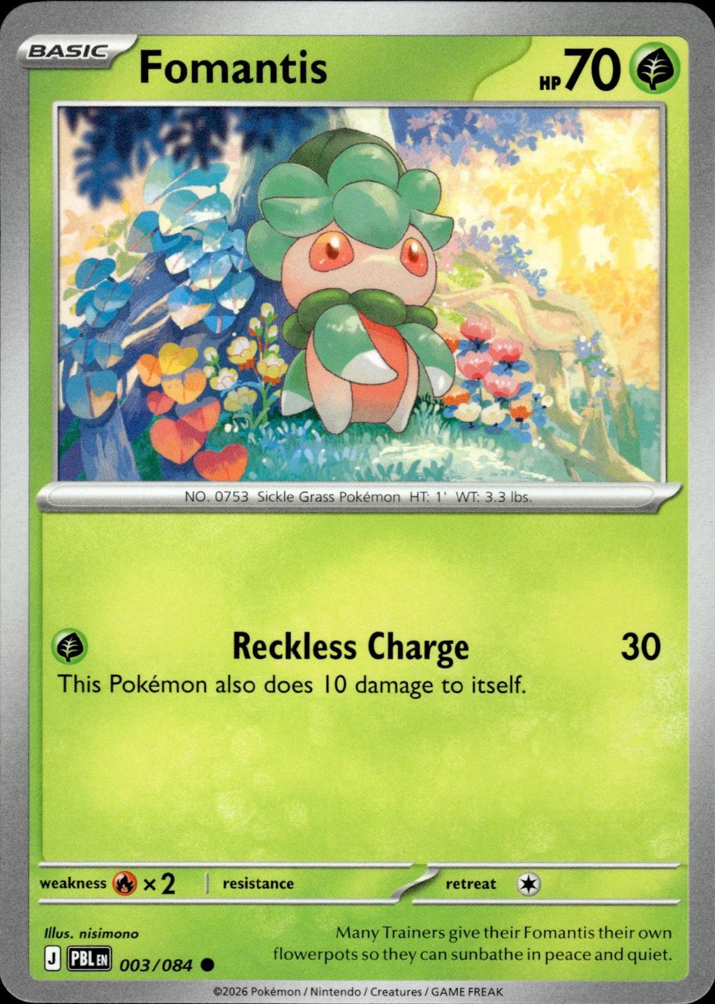 Fomantis ME05: Pitch Black #003/084 Common