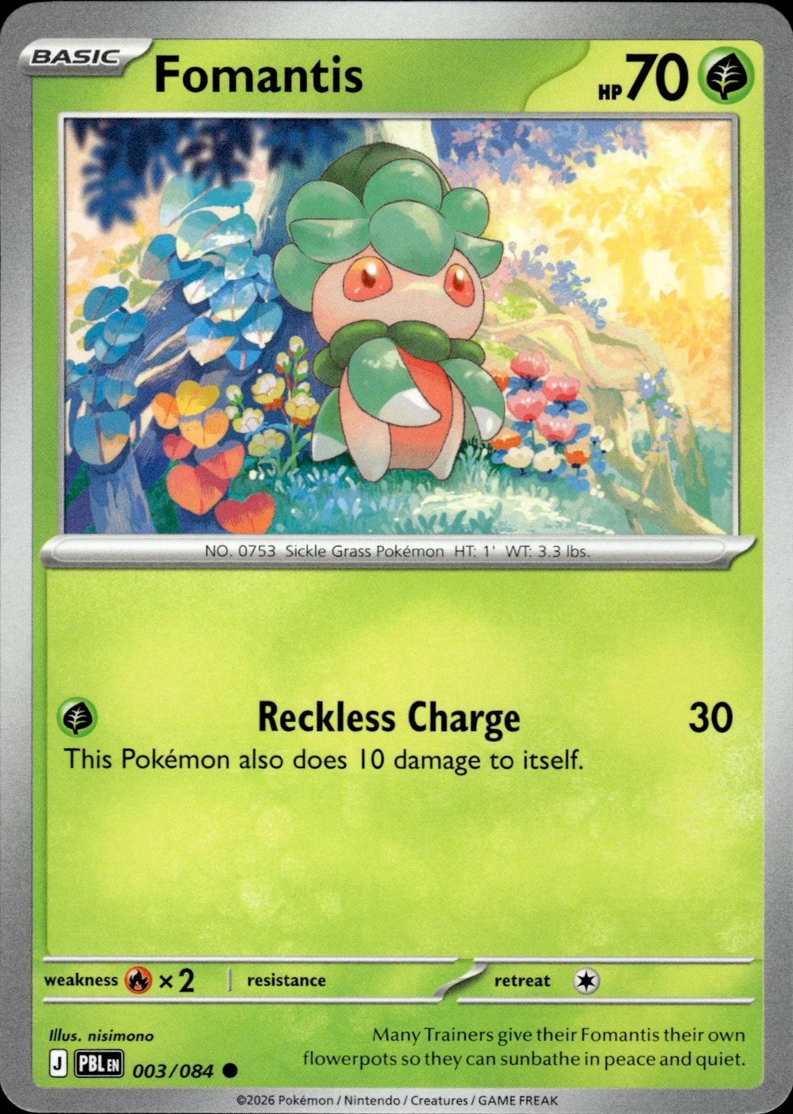 Fomantis ME05: Pitch Black #003/084 Common