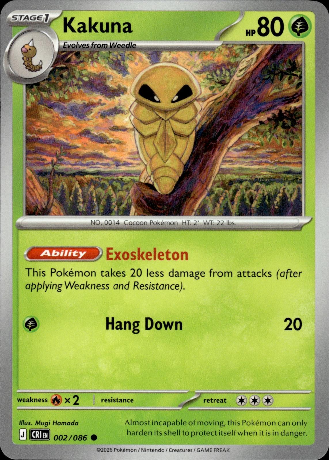 Kakuna ME04: Chaos Rising #002/086 Common