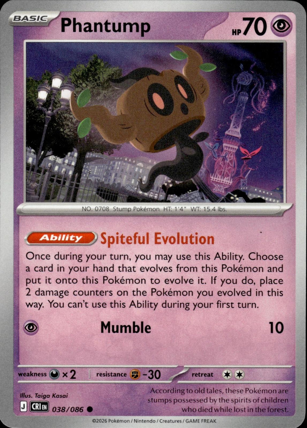 Phantump ME04: Chaos Rising #038/086 Common