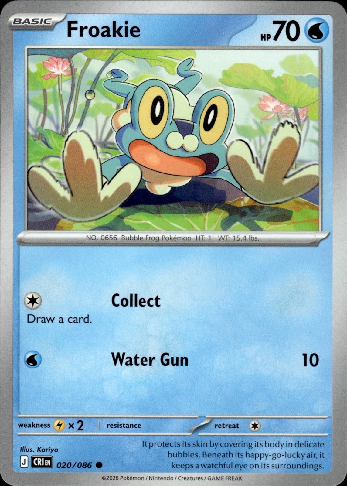 Froakie ME04: Chaos Rising #020/086 Common