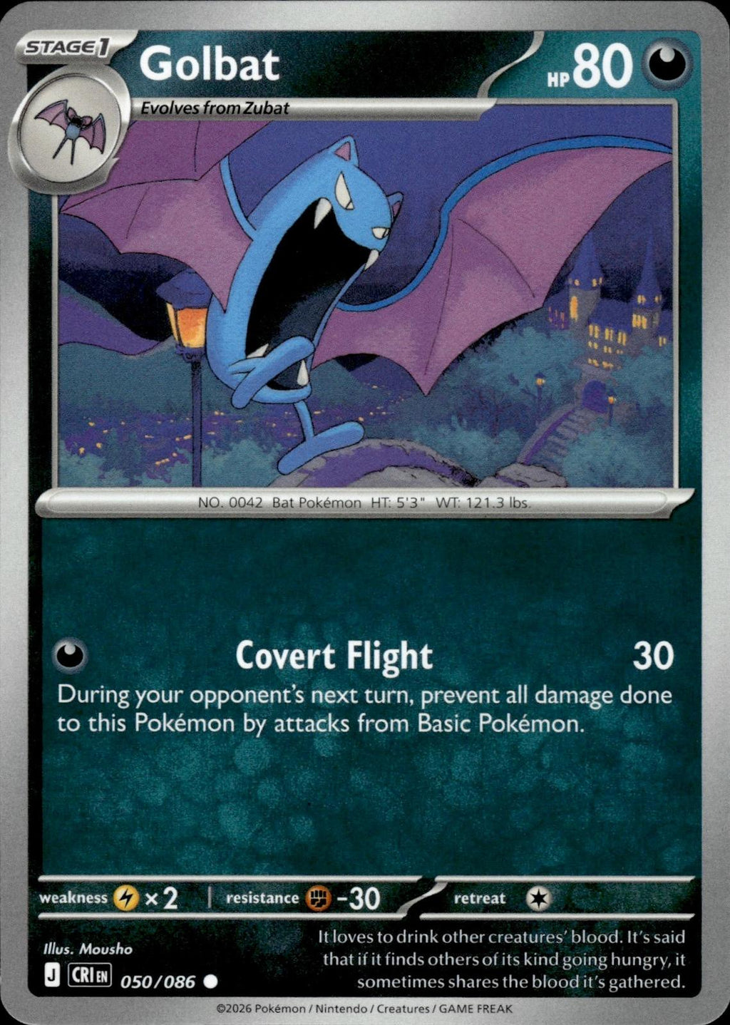Golbat ME04: Chaos Rising #050/086 Common