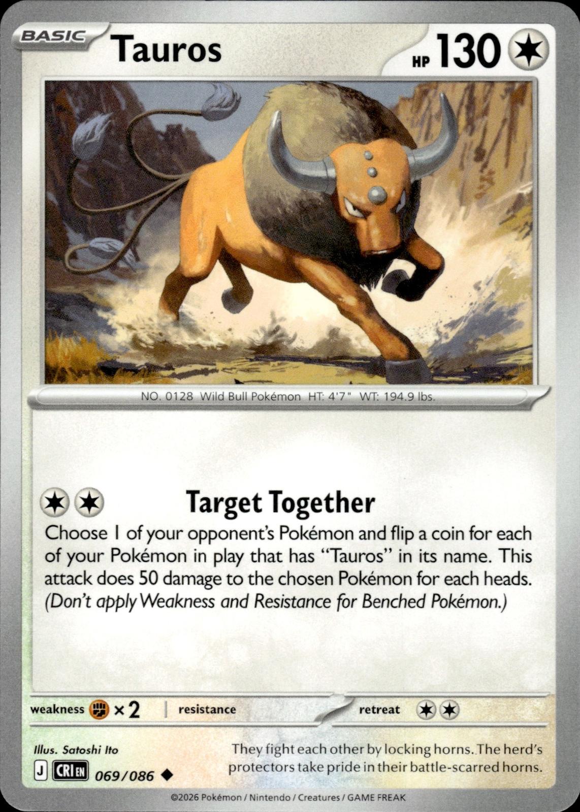 Tauros ME04: Chaos Rising #069/086 Uncommon