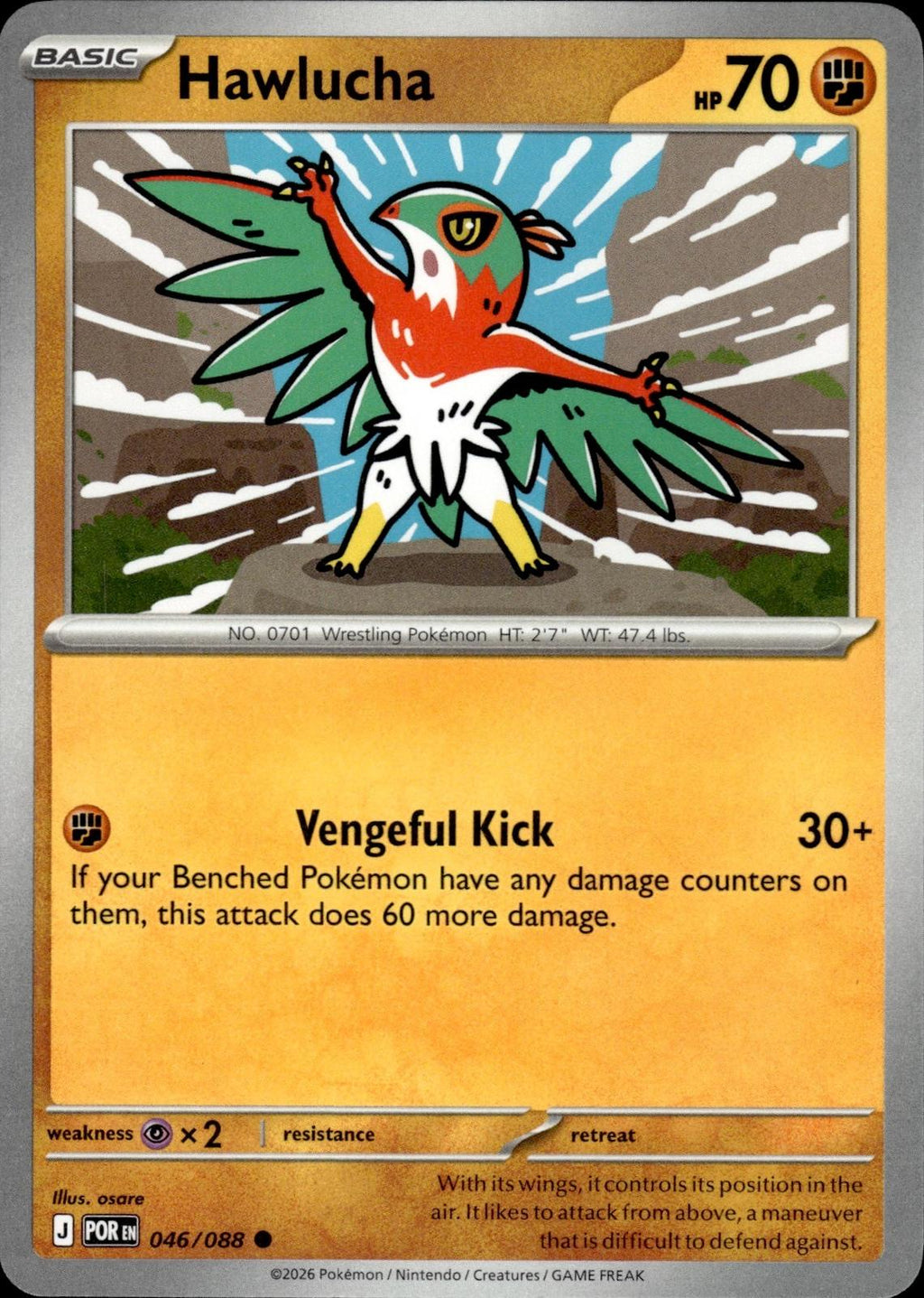 Hawlucha ME03: Perfect Order #046/088 Common