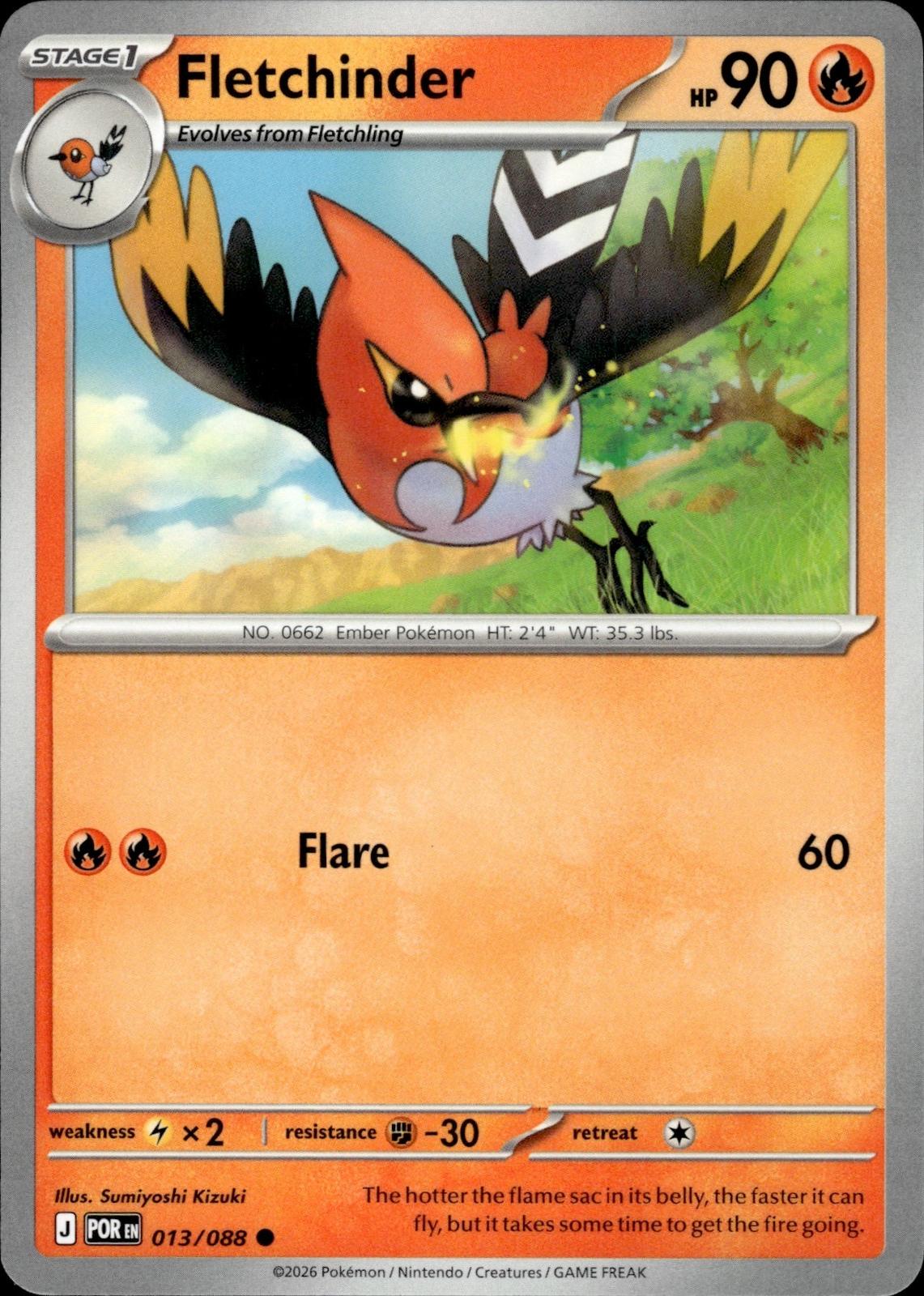 Fletchinder ME03: Perfect Order #013/088 Common