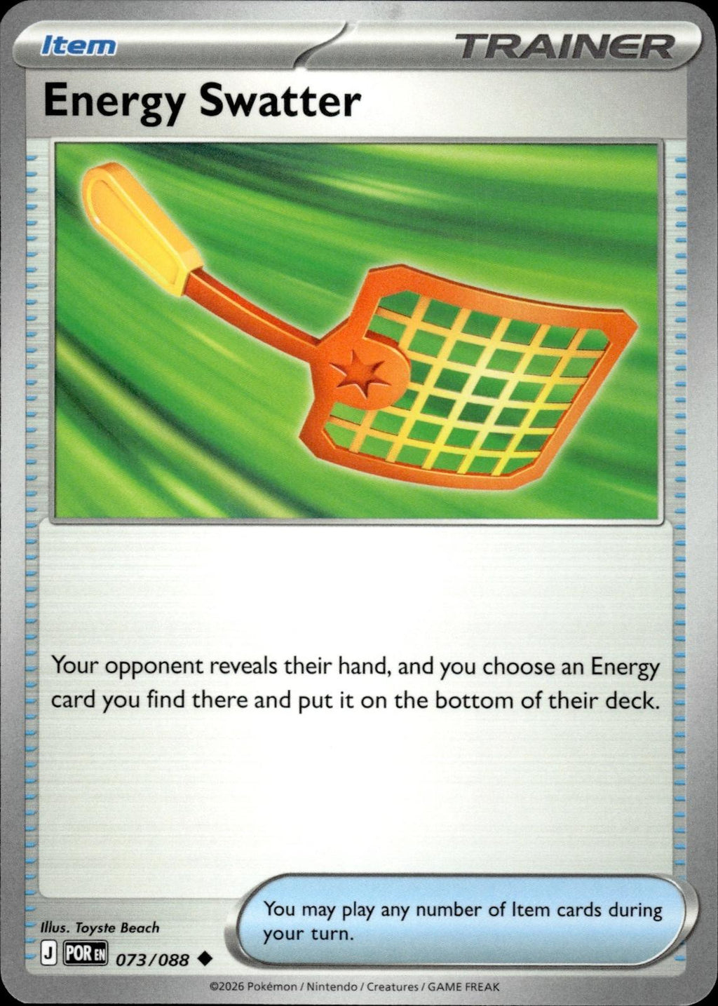 Energy Swatter ME03: Perfect Order #073/088 Uncommon