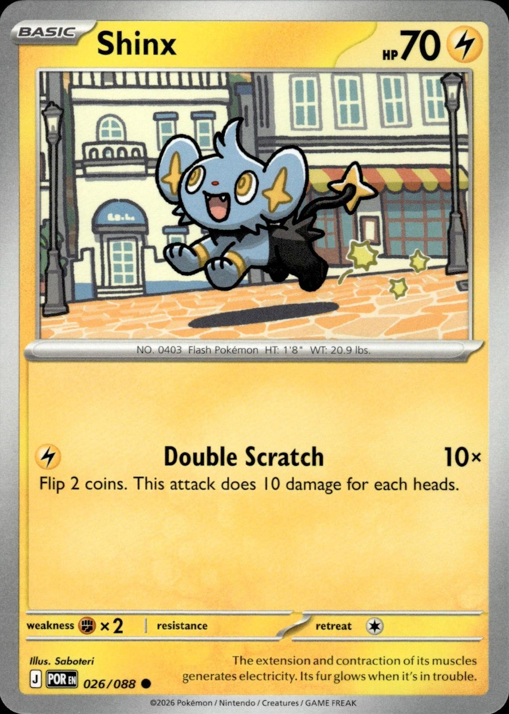 Shinx ME03: Perfect Order #026/088 Common