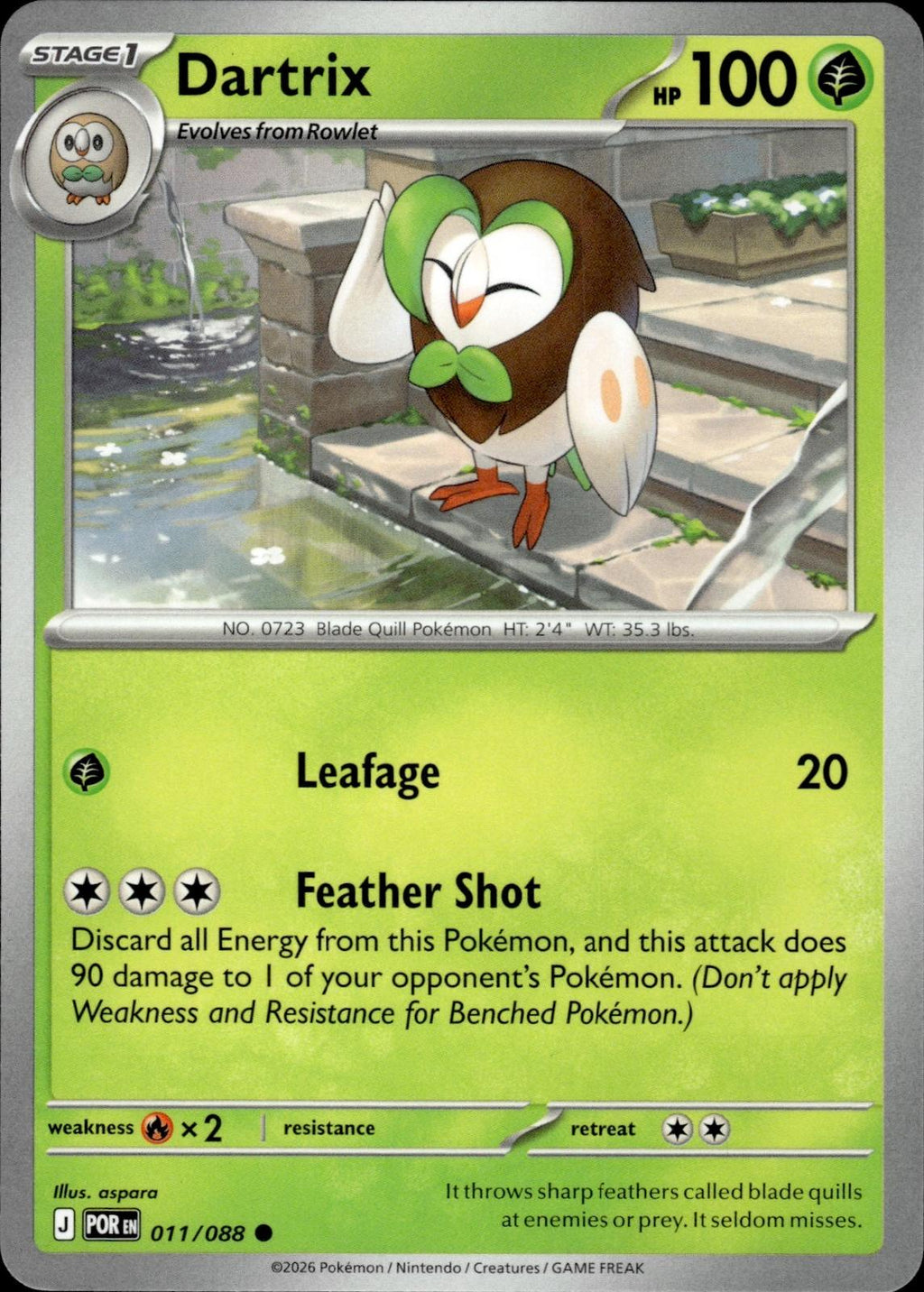 Dartrix ME03: Perfect Order #011/088 Common