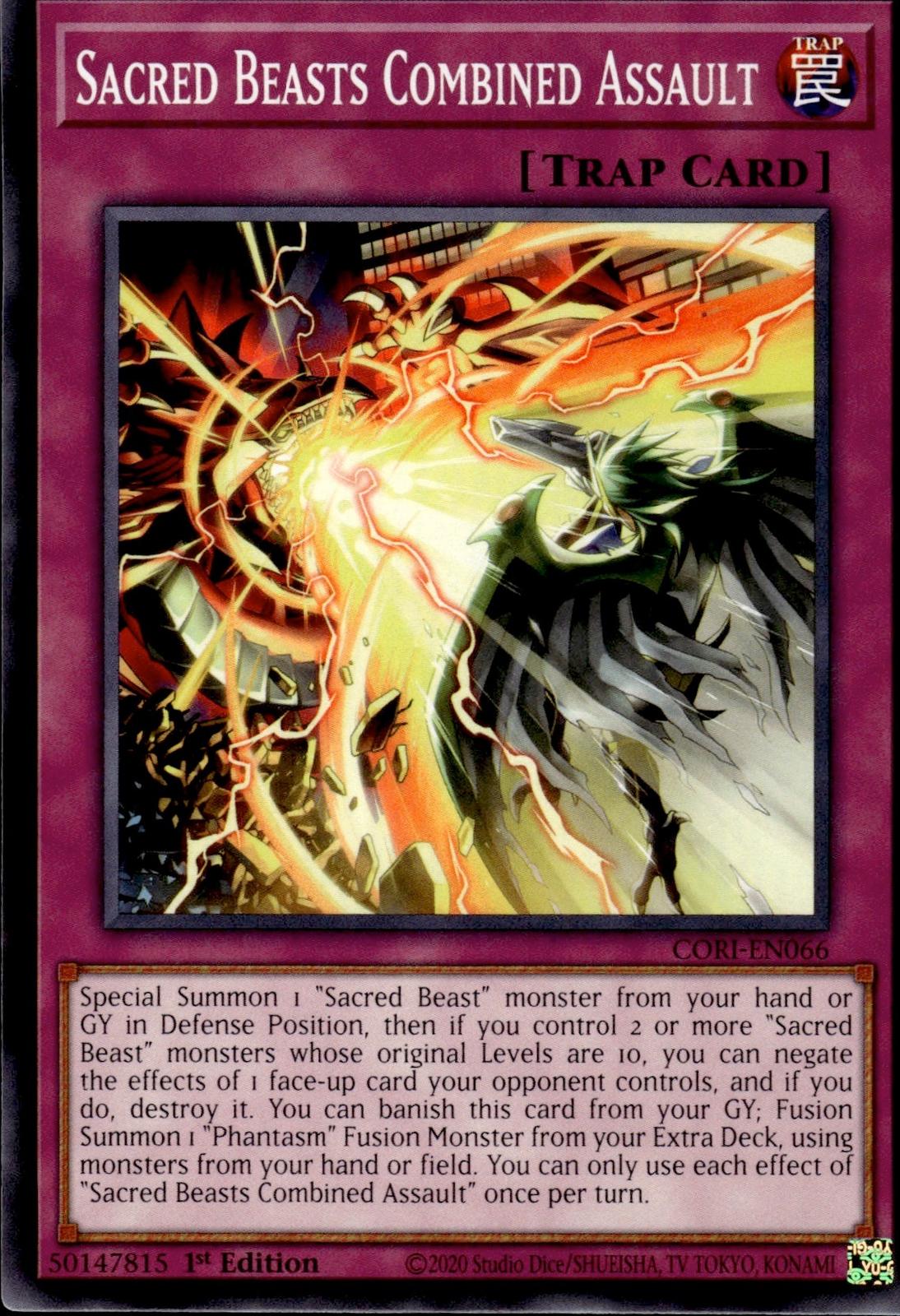 Sacred Beasts Combined Assault Chaos Origins #CORI-EN066