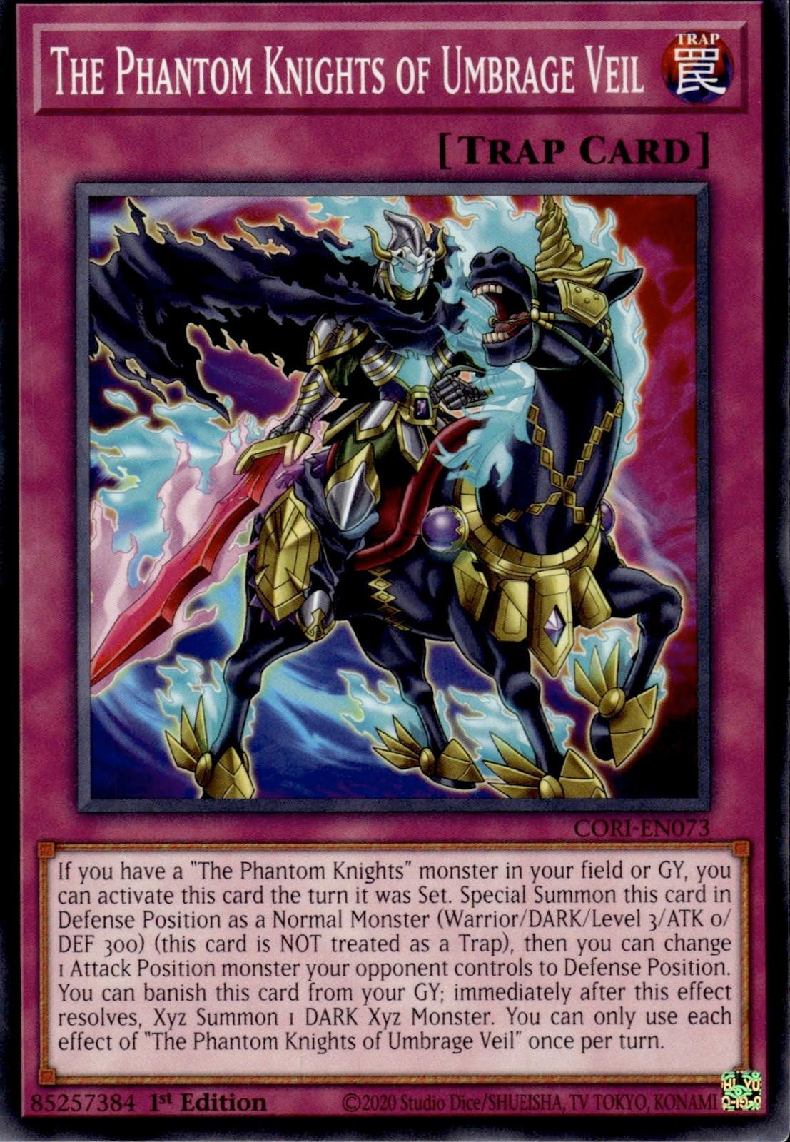 The Phantom Knights of Umbrage Veil Chaos Origins #CORI-EN073