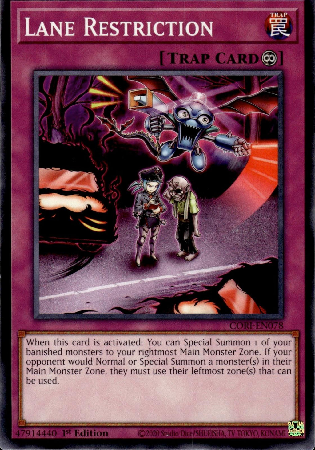 Lane Restriction Chaos Origins #CORI-EN078