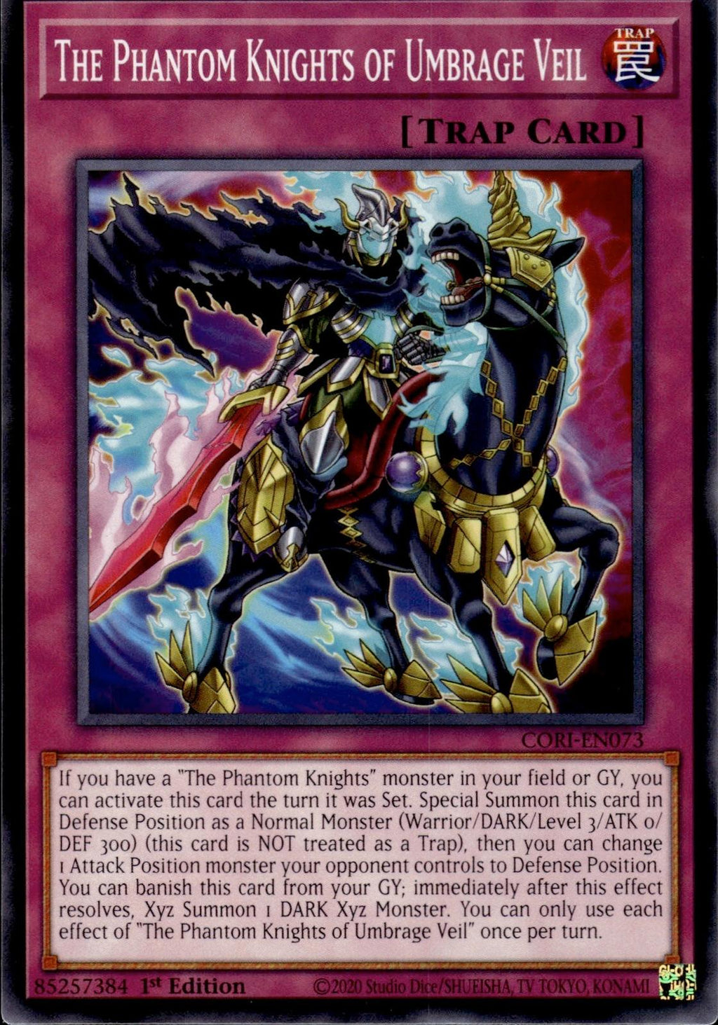 The Phantom Knights of Umbrage Veil Chaos Origins #CORI-EN073