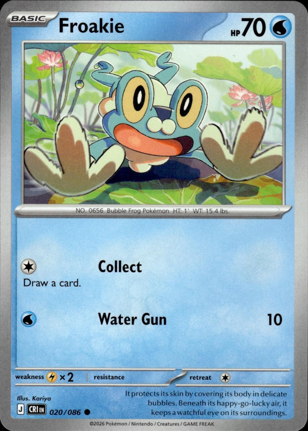 Froakie ME04: Chaos Rising #020/086 Common