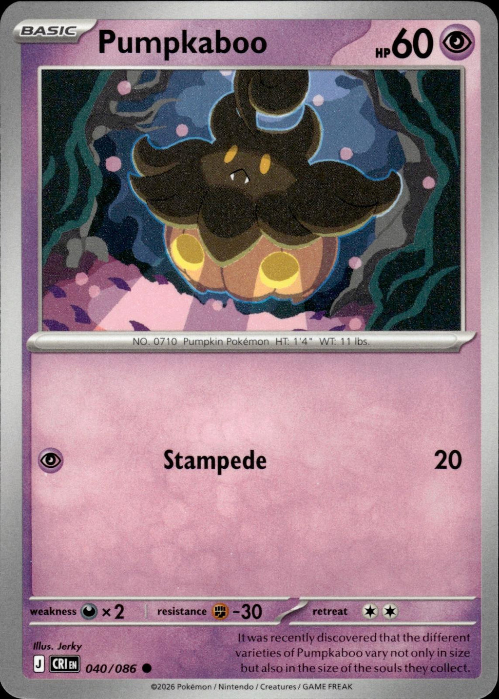 Pumpkaboo ME04: Chaos Rising #040/086 Common