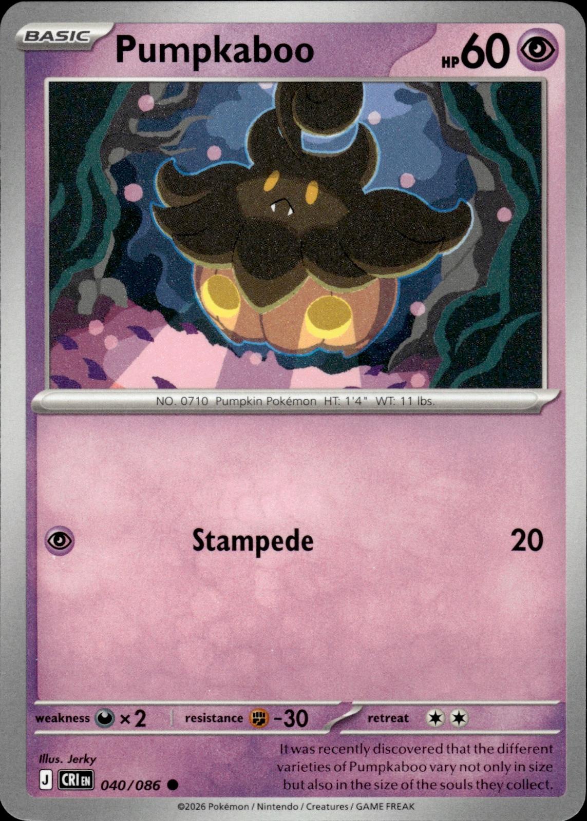 Pumpkaboo ME04: Chaos Rising #040/086 Common