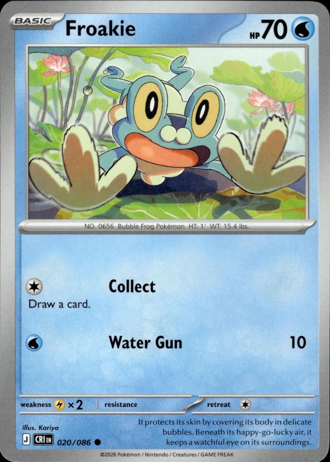 Froakie ME04: Chaos Rising #020/086 Common