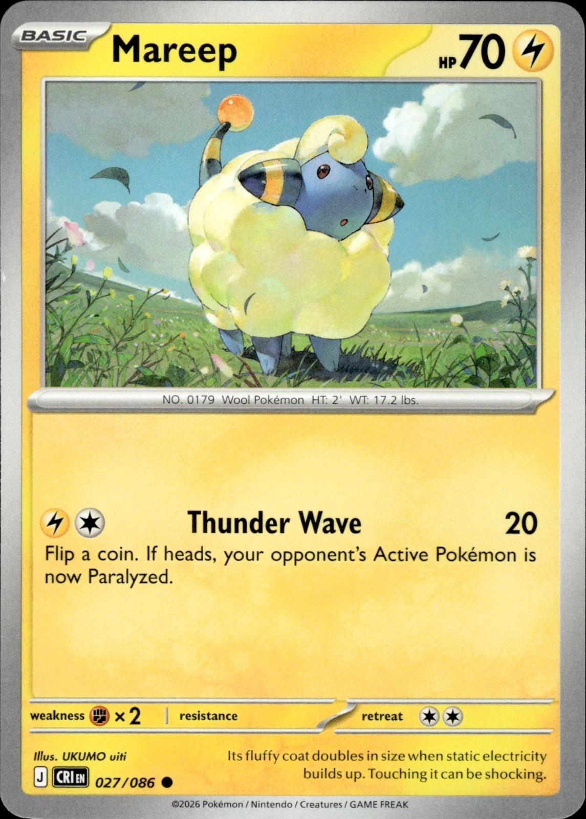 Mareep ME04: Chaos Rising #027/086 Common