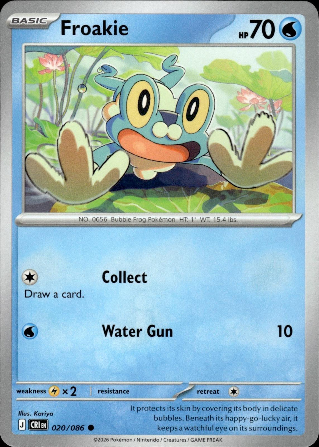 Froakie ME04: Chaos Rising #020/086 Common