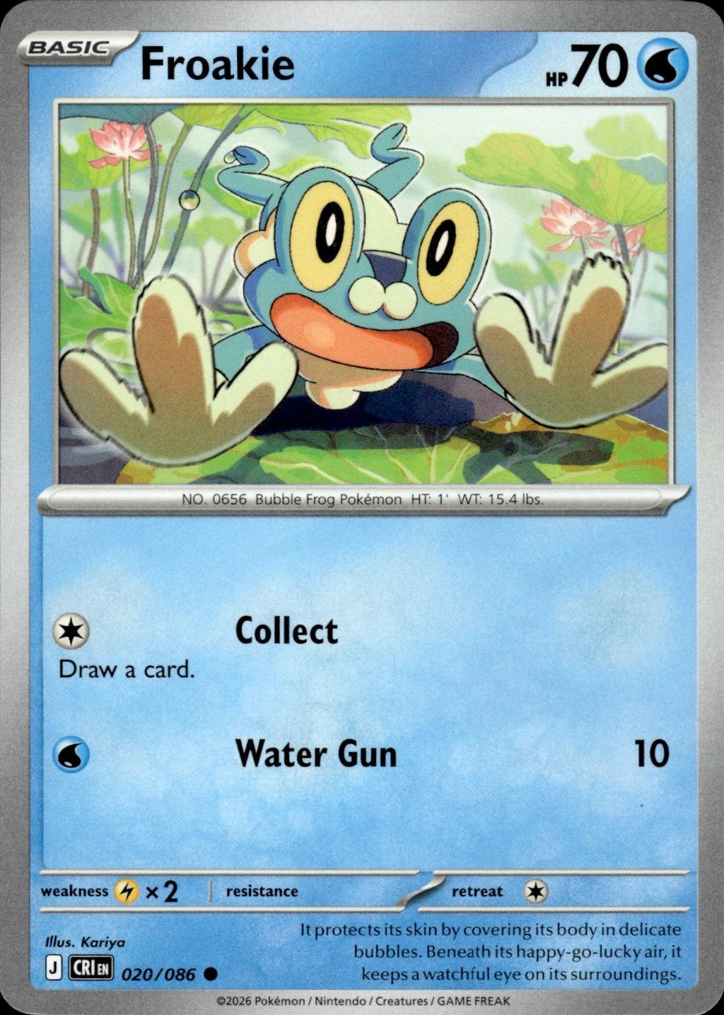 Froakie ME04: Chaos Rising #020/086 Common
