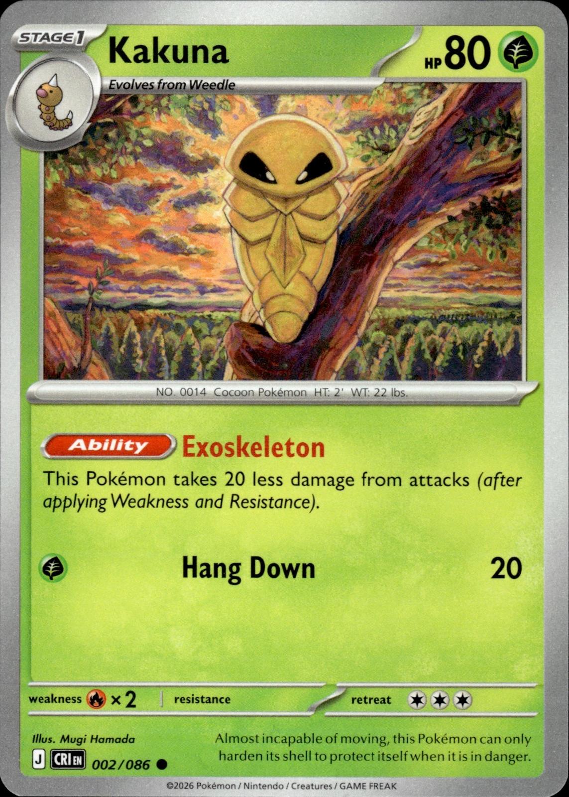 Kakuna ME04: Chaos Rising #002/086 Common
