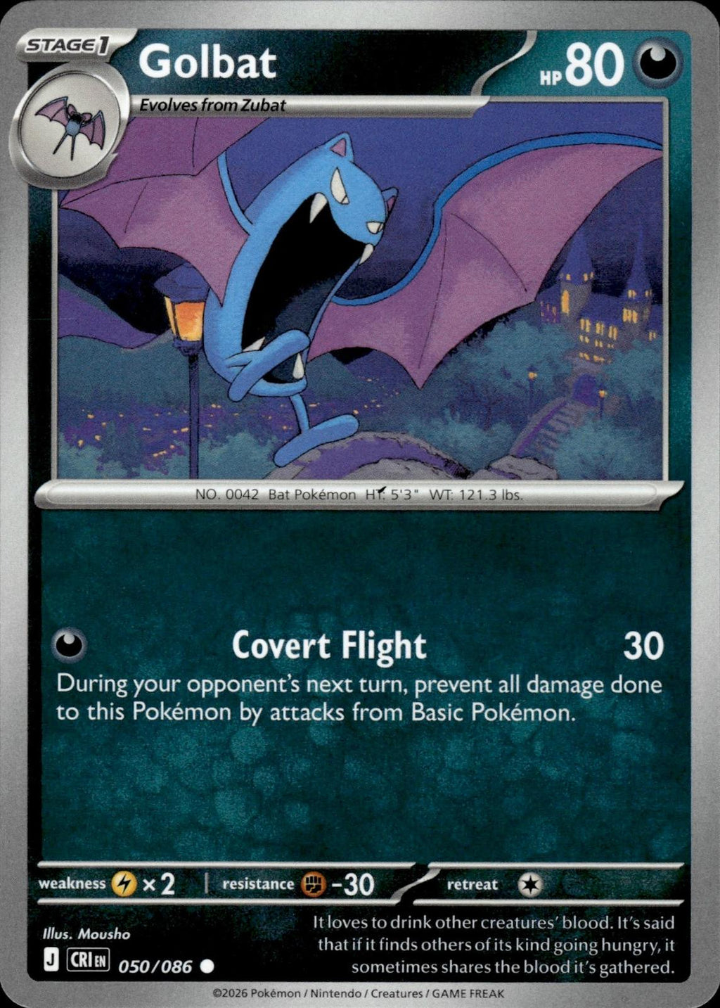 Golbat ME04: Chaos Rising #050/086 Common