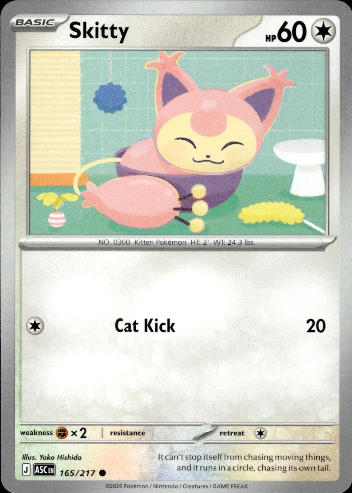 Skitty ME: Ascended Heroes #165/217 Common
