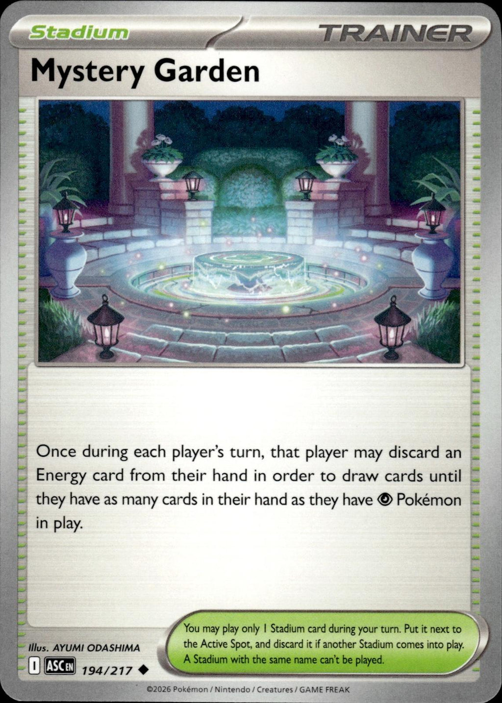 Mystery Garden ME: Ascended Heroes #194/217 Uncommon