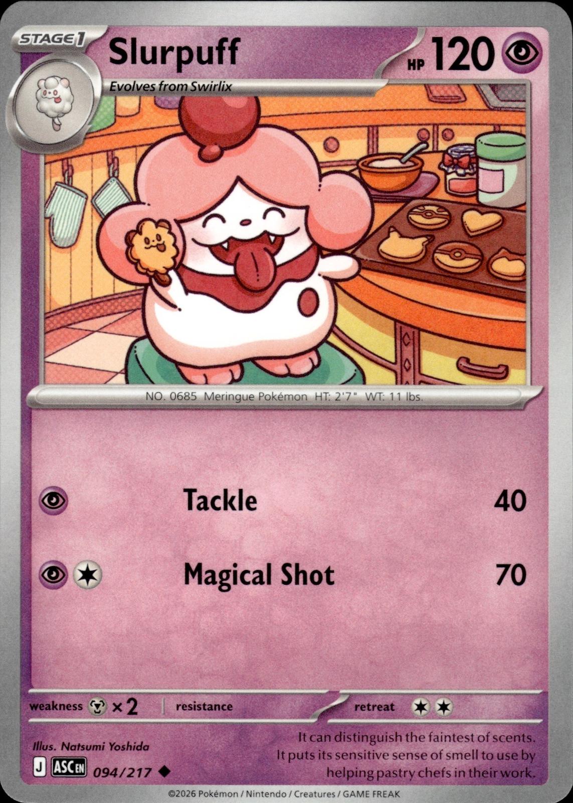 Slurpuff ME: Ascended Heroes #094/217 Uncommon