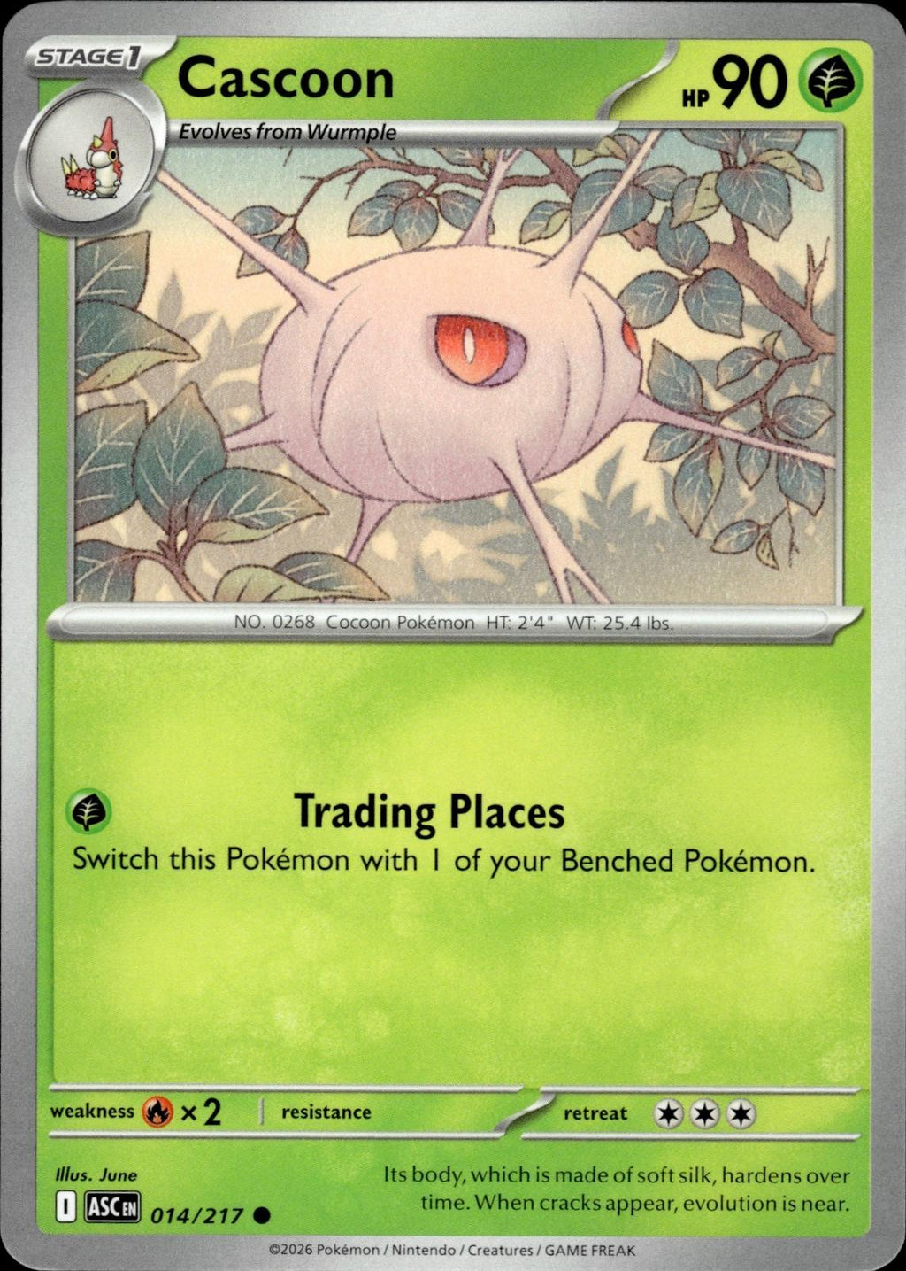 Cascoon ME: Ascended Heroes #014/217 Common