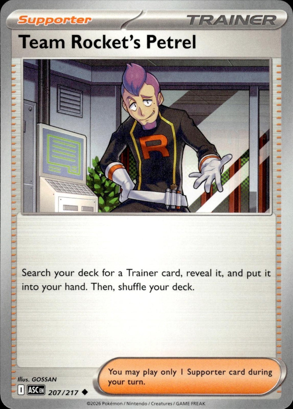 Team Rocket's Petrel ME: Ascended Heroes #207/217 Uncommon