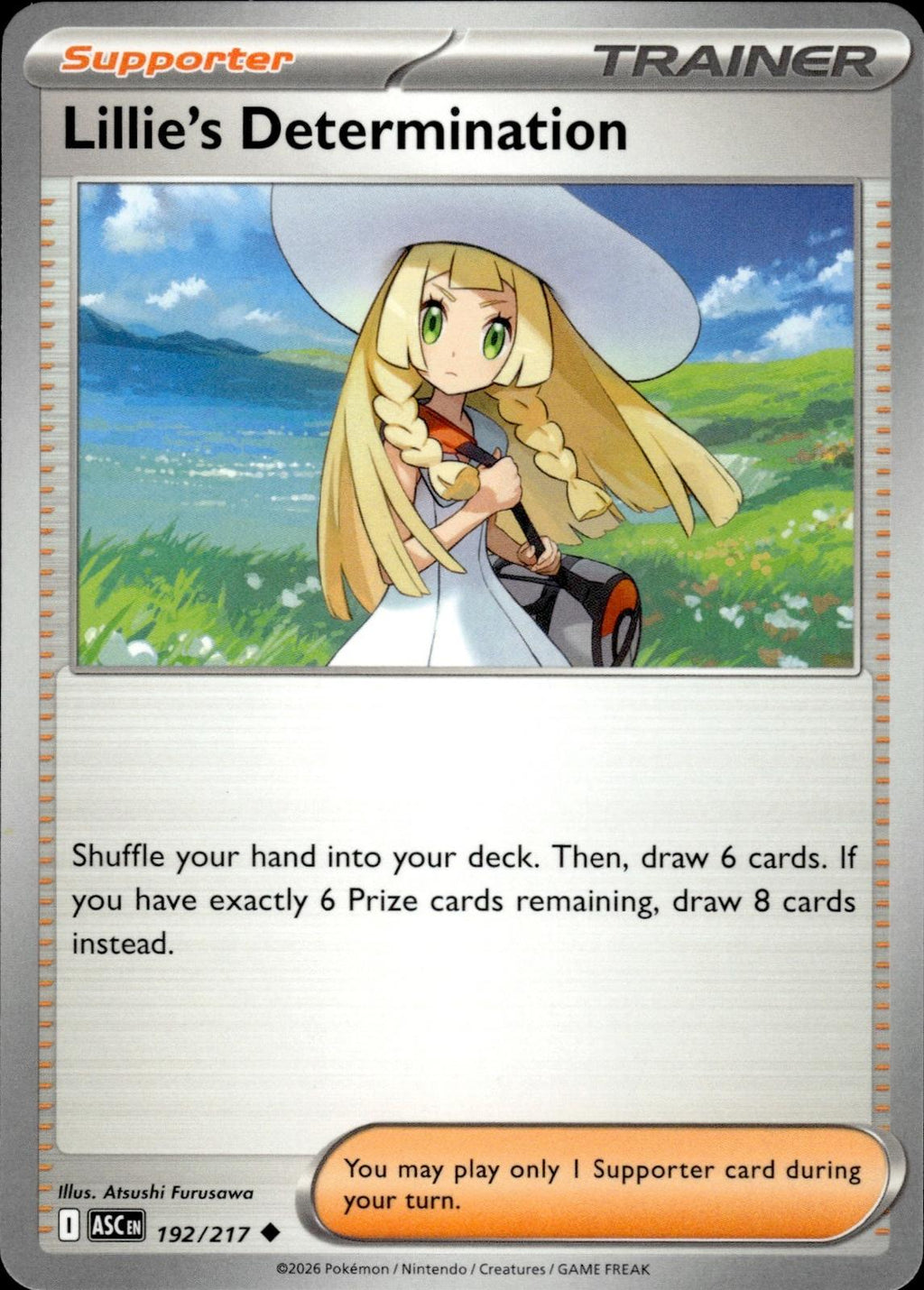 Lillie's Determination ME: Ascended Heroes #192/217 Uncommon