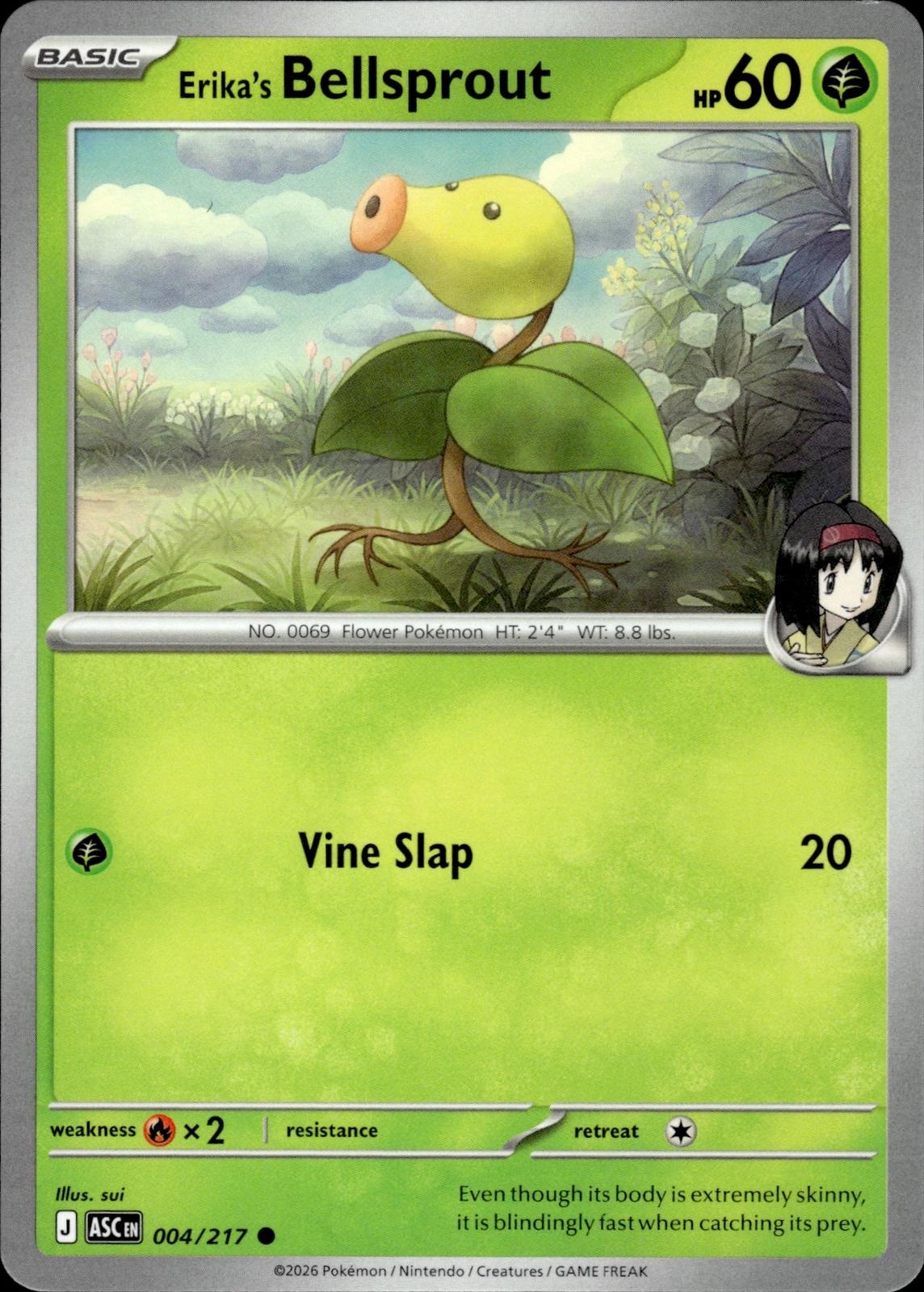 Erika's Bellsprout ME: Ascended Heroes #004/217 Common