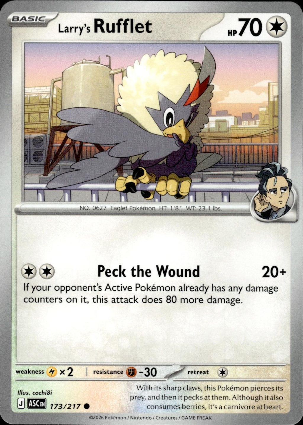 Larry's Rufflet ME: Ascended Heroes #173/217 Common