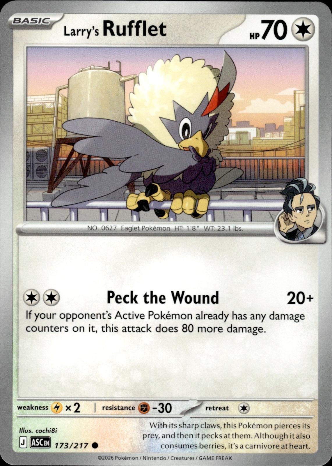 Larry's Rufflet ME: Ascended Heroes #173/217 Common