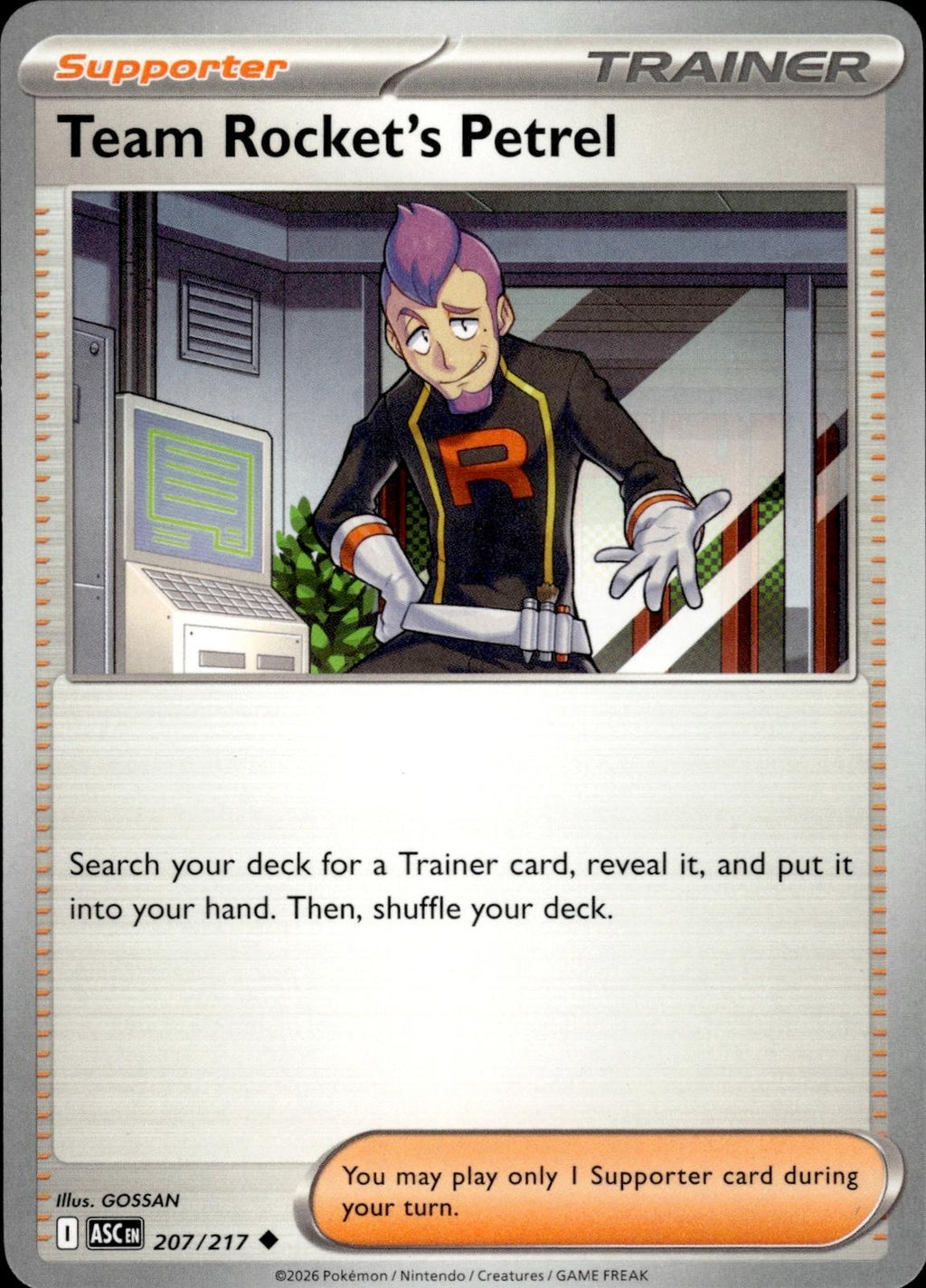 Team Rocket's Petrel ME: Ascended Heroes #207/217 Uncommon