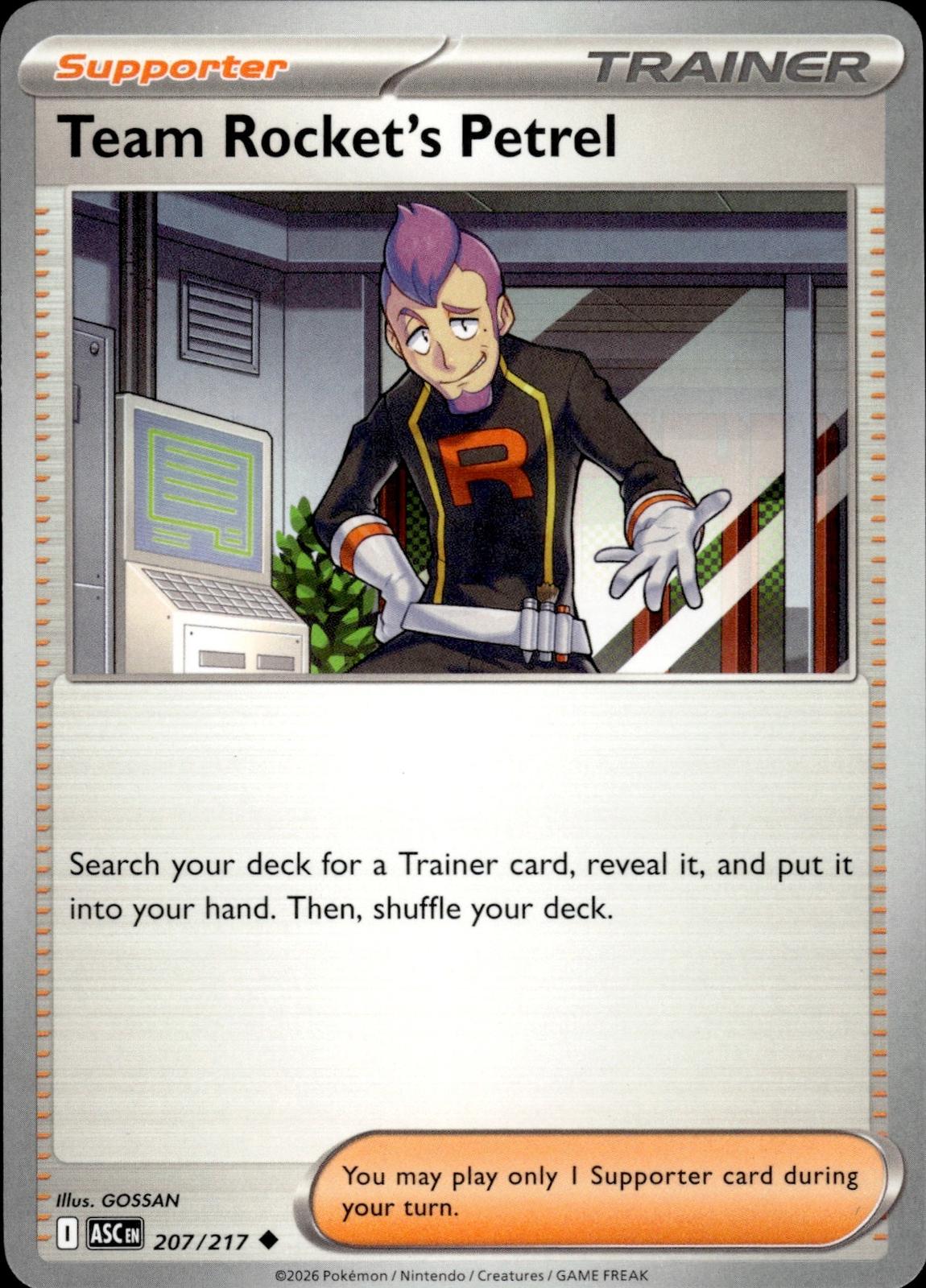 Team Rocket's Petrel ME: Ascended Heroes #207/217 Uncommon