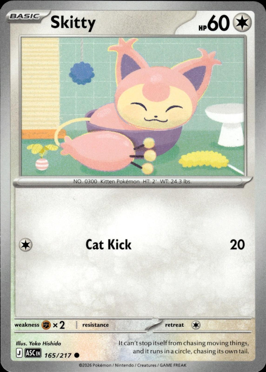 Skitty ME: Ascended Heroes #165/217 Common