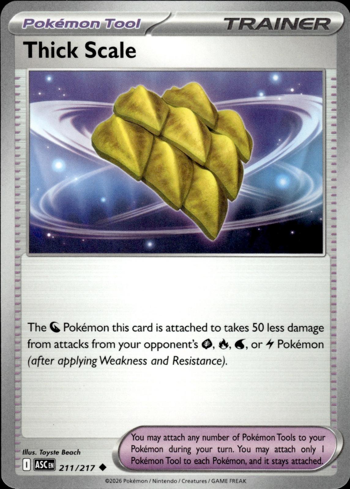 Thick Scale ME: Ascended Heroes #211/217 Uncommon