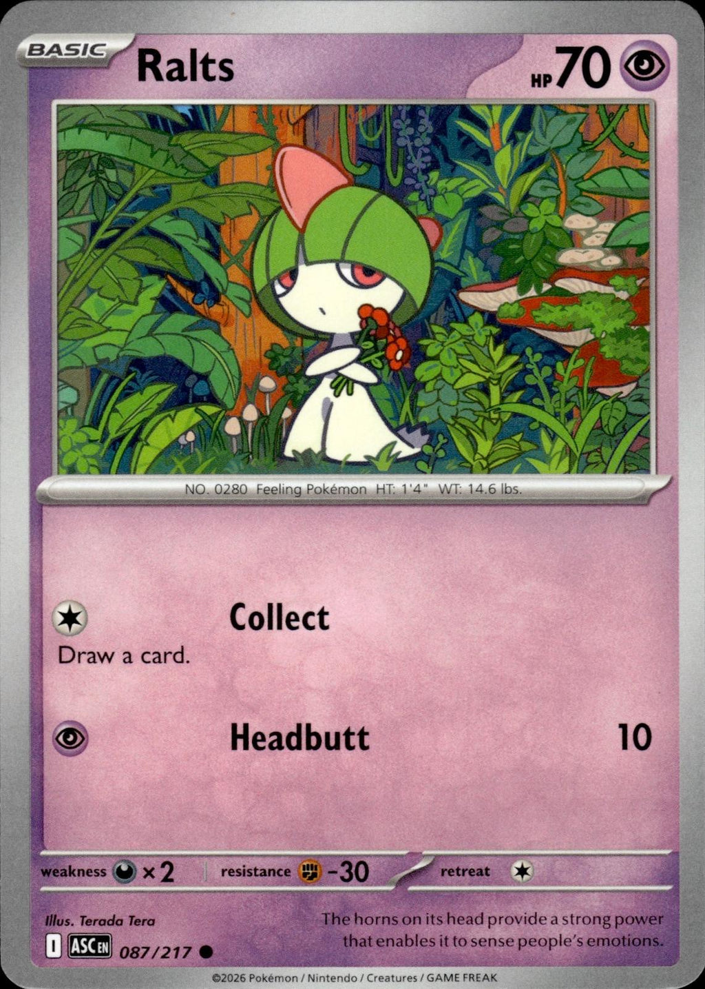 Ralts ME: Ascended Heroes #087/217 Common