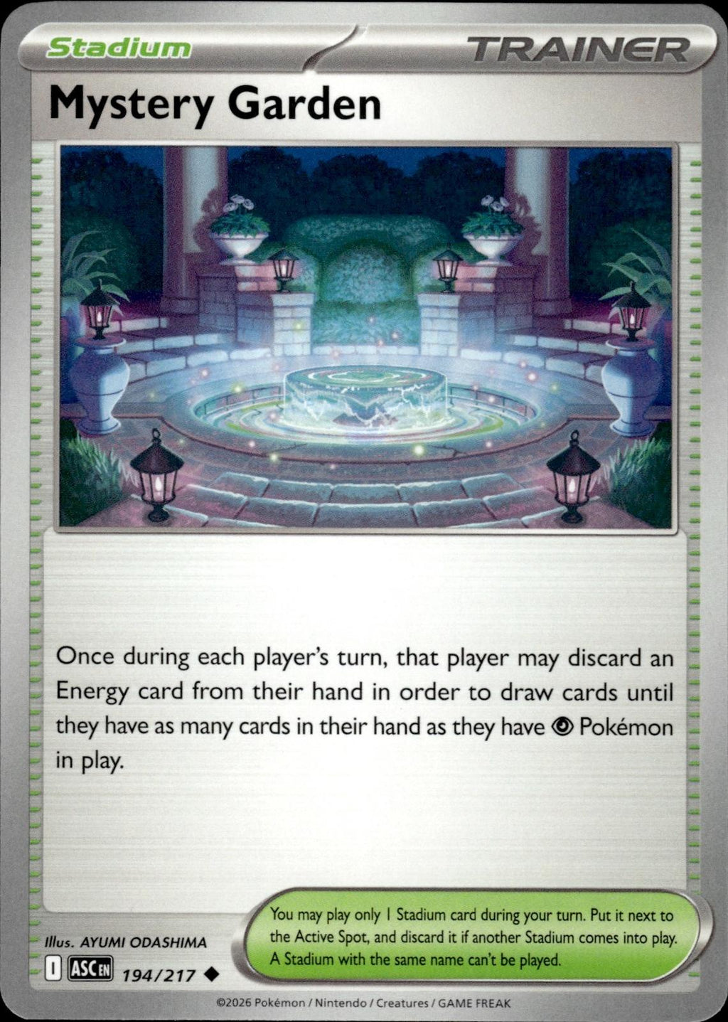 Mystery Garden ME: Ascended Heroes #194/217 Uncommon