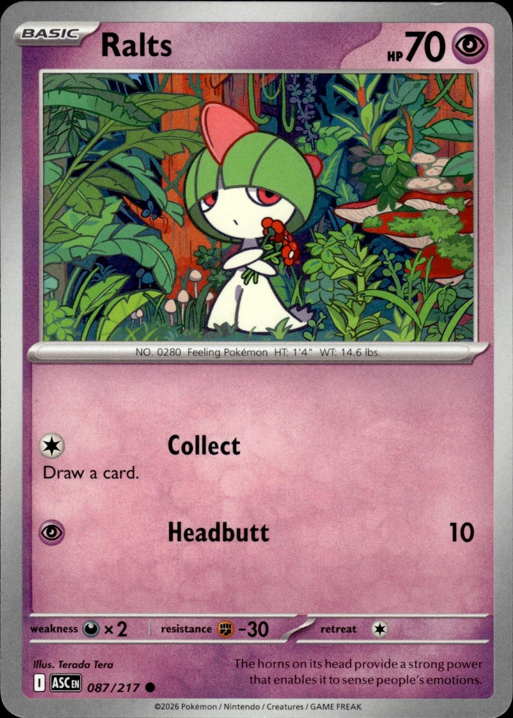 Ralts ME: Ascended Heroes #087/217 Common