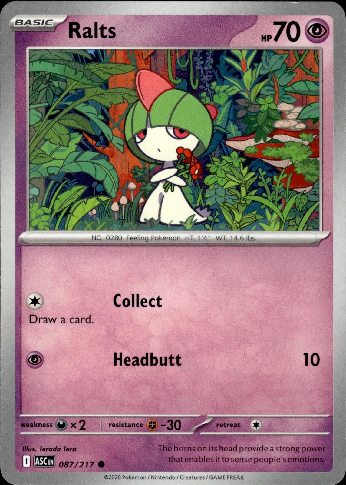 Ralts ME: Ascended Heroes #087/217 Common