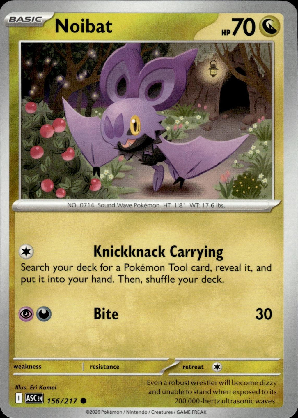 Noibat ME: Ascended Heroes #156/217 Common