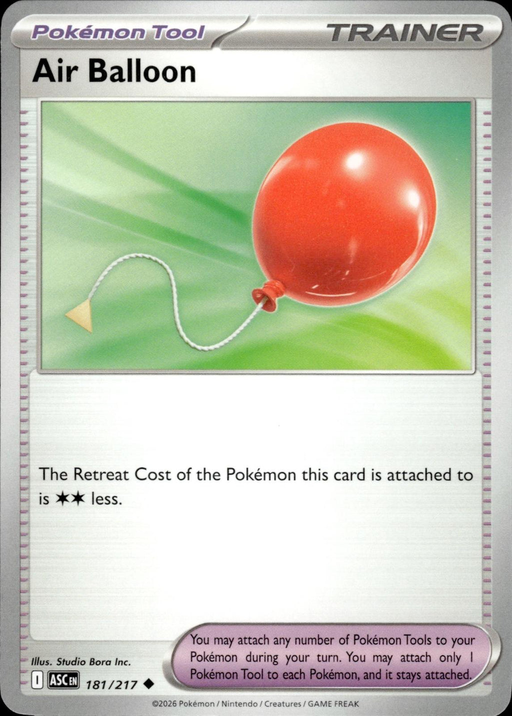 Air Balloon ME: Ascended Heroes #181/217 Uncommon