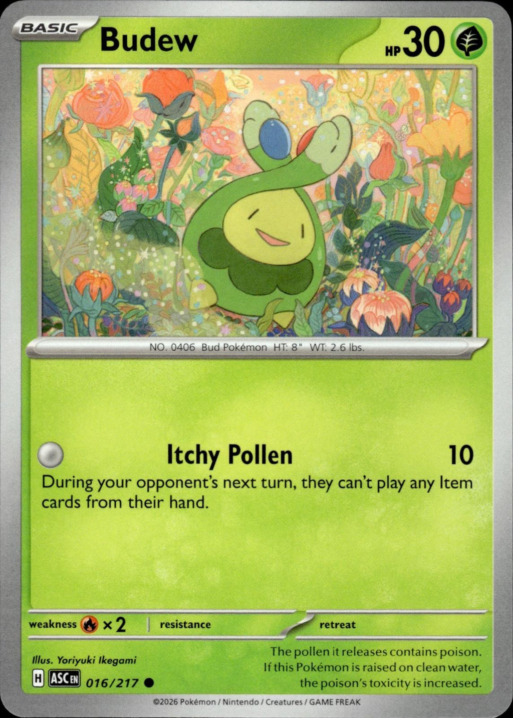 Budew ME: Ascended Heroes #016/217 Common
