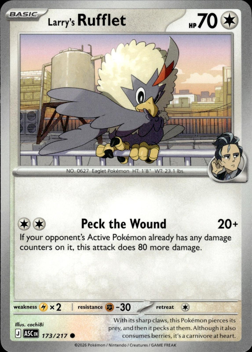 Larry's Rufflet ME: Ascended Heroes #173/217 Common